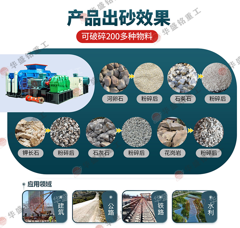 對(duì)輥機(jī)出料效果 對(duì)輥機(jī)出料效果